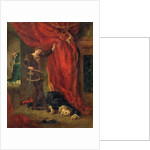 Hamlet before the body of Polonius, 1855 by Ferdinand Victor Eugene Delacroix