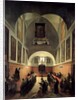 The initiation of a young novice from Albano in the choir of the convent of St. Clare in Rome by Francois-Marius Granet
