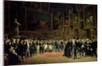 Charles X presenting awards to the artists at the end of the exhibition of 1824 by Francois Joseph Heim