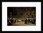 Charles X presenting awards to the artists at the end of the exhibition of 1824 by Francois Joseph Heim