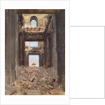 The Ruins of the Tuileries, 1871 by Jean-Louis Ernest Meissonier