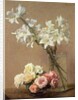 Lilies in a vase, 1888 by Ignace Henri Jean Fantin-Latour