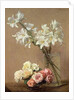 Lilies in a vase, 1888 by Ignace Henri Jean Fantin-Latour