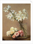 Lilies in a vase, 1888 by Ignace Henri Jean Fantin-Latour