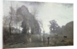 The pond at Ville d'Avray, 1868 by Jean Baptiste Camille Corot