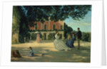 Family Reunion on the Terrace at Meric, 1867 by Jean Frederic Bazille