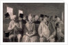 The third class carriage by Honore Daumier
