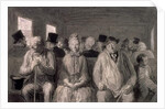 The third class carriage by Honore Daumier