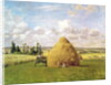 The haystack, Pontoise, 1873 by Camille Pissarro