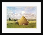 The haystack, Pontoise, 1873 by Camille Pissarro