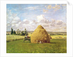 The haystack, Pontoise, 1873 by Camille Pissarro