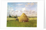 The haystack, Pontoise, 1873 by Camille Pissarro