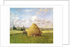 The haystack, Pontoise, 1873 by Camille Pissarro