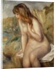 Bather seated on a rock, 1892 by Pierre Auguste Renoir