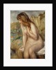 Bather seated on a rock, 1892 by Pierre Auguste Renoir