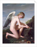 Cupid sharpening his arrows, 1798 by Robert Lefevre