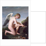 Cupid sharpening his arrows, 1798 by Robert Lefevre