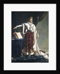 Portrait of Napoleon I in his Coronation Robes, 1804 by Anne Louis Girodet de Roucy-Trioson
