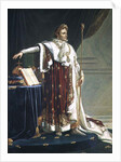 Portrait of Napoleon I in his Coronation Robes, 1804 by Anne Louis Girodet de Roucy-Trioson