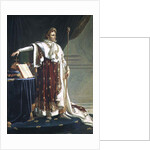 Portrait of Napoleon I in his Coronation Robes, 1804 by Anne Louis Girodet de Roucy-Trioson