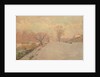 Road by the Seine at Neuilly in Winter, c.1888 by Albert-Charles Lebourg