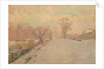 Road by the Seine at Neuilly in Winter, c.1888 by Albert-Charles Lebourg