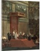 Pope Pius VII attending chapel, 1820 by Jean Auguste Dominique Ingres