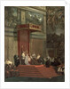 Pope Pius VII attending chapel, 1820 by Jean Auguste Dominique Ingres