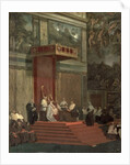 Pope Pius VII attending chapel, 1820 by Jean Auguste Dominique Ingres