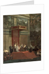 Pope Pius VII attending chapel, 1820 by Jean Auguste Dominique Ingres