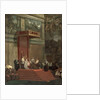Pope Pius VII attending chapel, 1820 by Jean Auguste Dominique Ingres