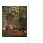 Pope Pius VII attending chapel, 1820 by Jean Auguste Dominique Ingres