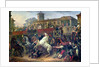 Scene of an unmounted horse race in Rome by Antoine Charles Horace Vernet