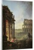 Italian landscape by Hubert Robert