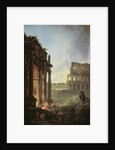 Italian landscape by Hubert Robert