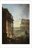 Italian landscape by Hubert Robert