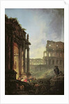 Italian landscape by Hubert Robert