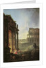 Italian landscape by Hubert Robert