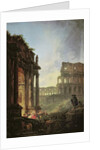 Italian landscape by Hubert Robert