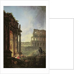 Italian landscape by Hubert Robert