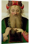 The Marriage of the Virgin, detail of the high priest, 1500-04 by Pietro Perugino