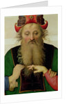 The Marriage of the Virgin, detail of the high priest, 1500-04 by Pietro Perugino