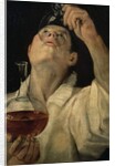 Portrait of a Man Drinking, c.1581-4 by Annibale Carracci