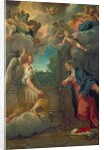 The Annunciation by Agostino Carracci