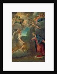The Annunciation by Agostino Carracci