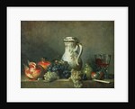 Still Life with Grapes and Pomegranates, 1763 by Jean-Baptiste Simeon Chardin
