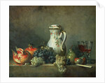 Still Life with Grapes and Pomegranates, 1763 by Jean-Baptiste Simeon Chardin