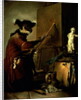 The Monkey Painter, 1740 by Jean-Baptiste Simeon Chardin