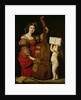 St. Cecilia with an angel holding a musical score, c.1620 by Domenichino
