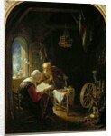The Bible Lesson, or Anne and Tobias by Gerrit or Gerard Dou